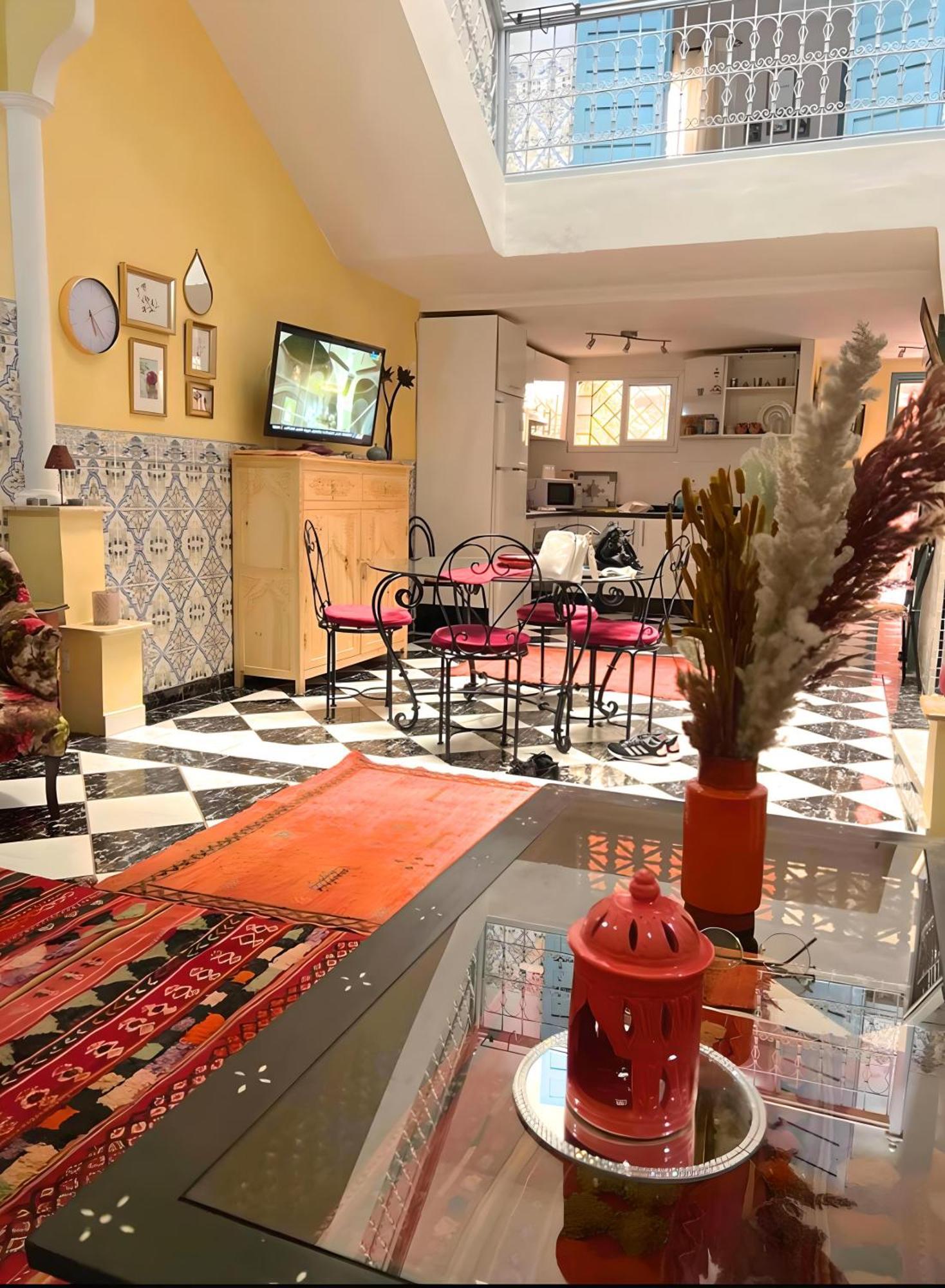 Tres Beau Riad A Marrakech Avec Piscines Marrákes Kültér fotó