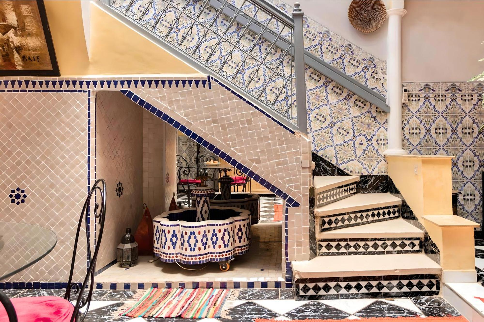 Tres Beau Riad A Marrakech Avec Piscines Marrákes Kültér fotó