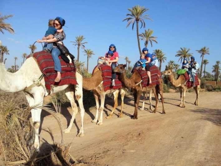 Tres Beau Riad A Marrakech Avec Piscines Marrákes Kültér fotó